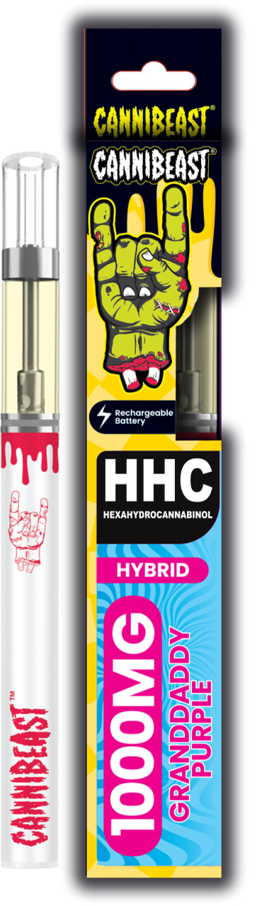 CANNIBEAST DELTA HHC 1000MG DISPOSABLE BOX OF 12