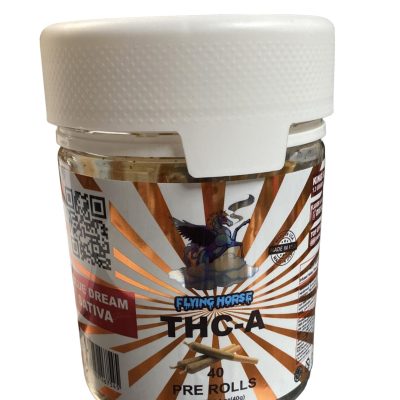 FLYING HORSE THC-A JOINT PREROLL JAR OF 40
